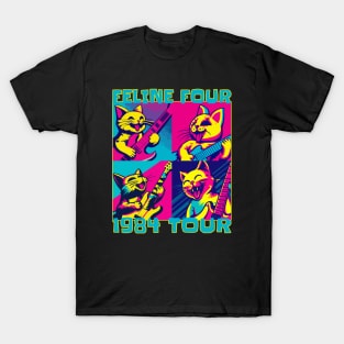 Feline Four Concert Tour 1984 T-Shirt